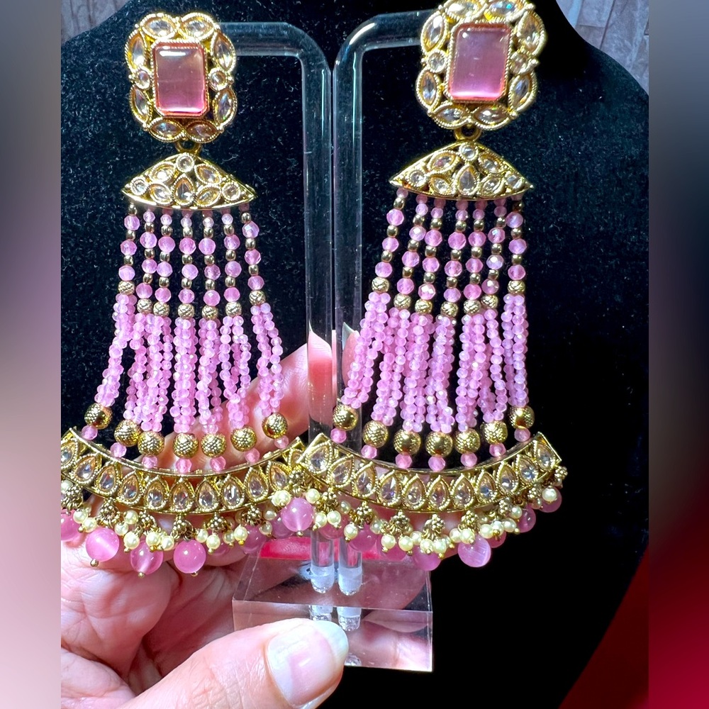High quality Indian Polki earring